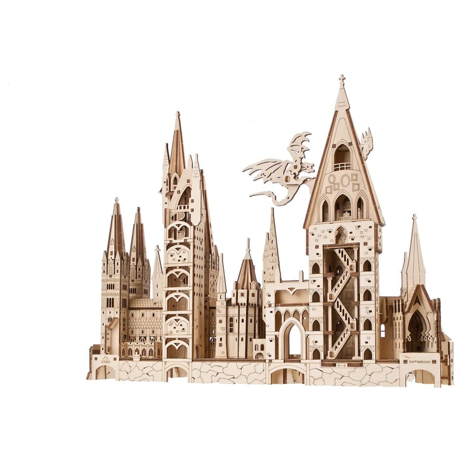 Harry Potter 3D lesena sestavljanka Hogwarts Castle fotografija izdelka