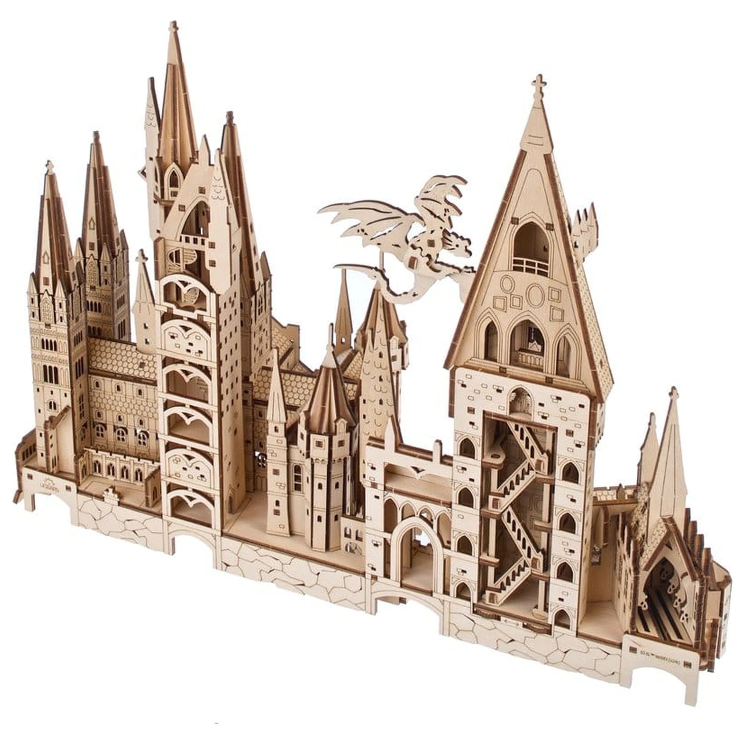 Harry Potter 3D lesena sestavljanka Hogwarts Castle fotografija izdelka