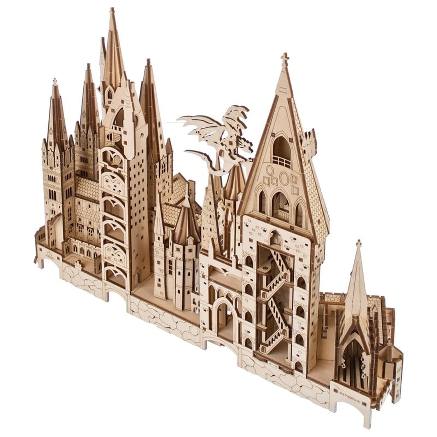 Harry Potter 3D lesena sestavljanka Hogwarts Castle fotografija izdelka