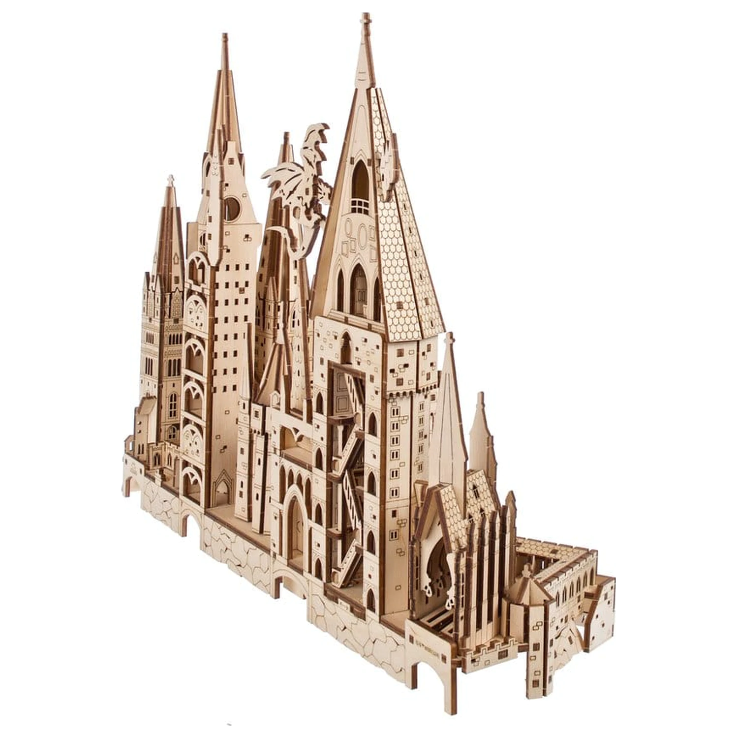 Harry Potter 3D lesena sestavljanka Hogwarts Castle fotografija izdelka