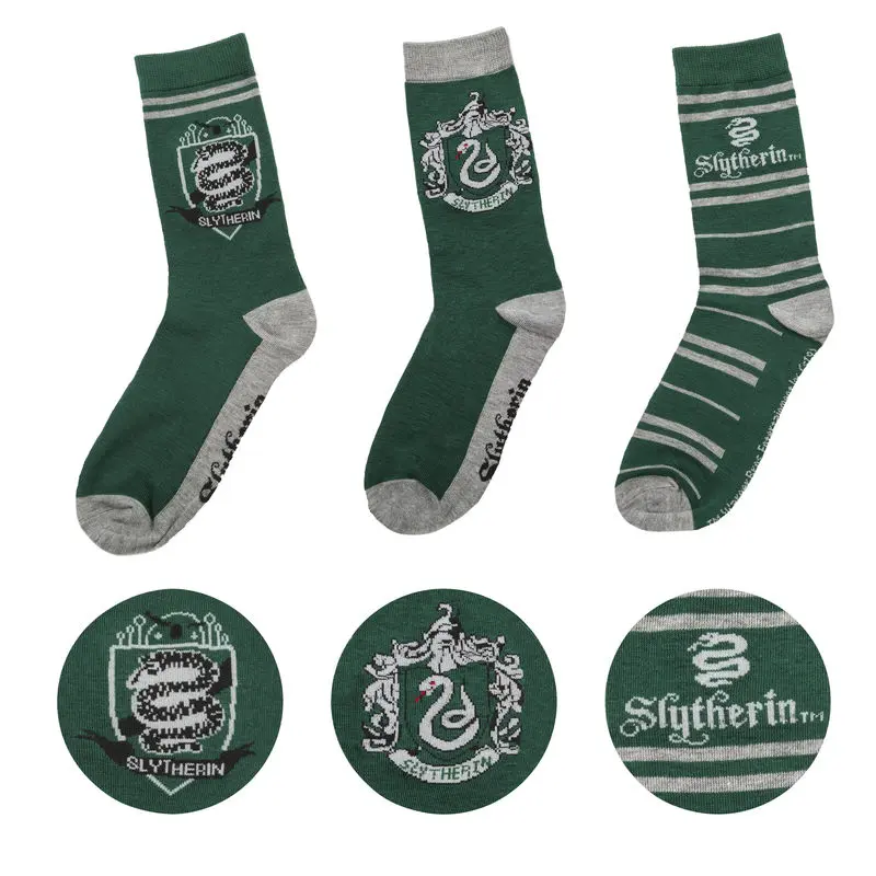 Harry Potter Nogavice 3-Pack Slytherin fotografija izdelka