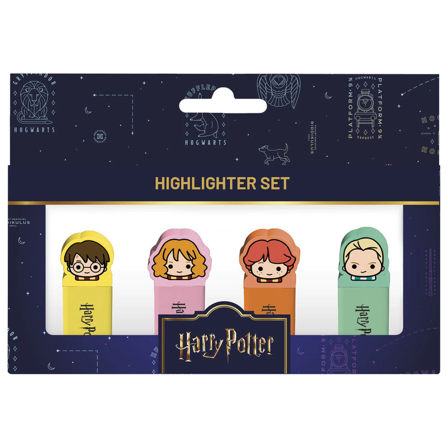 Harry Potter set 4 označevalcev z okrasnim pokrovčkom fotografija izdelka