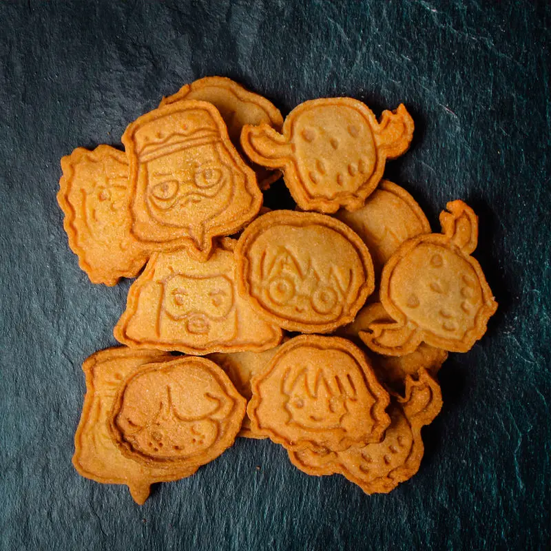 Harry Potter vykrajovalník na sušienky / Cookie Stamp 6-Pack Kawaii fotografija izdelka