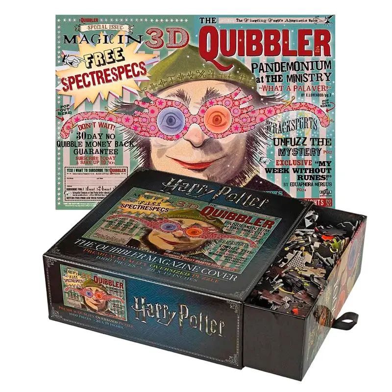 Harry Potter sestavljanka The Quibbler Magazine Cover fotografija izdelka