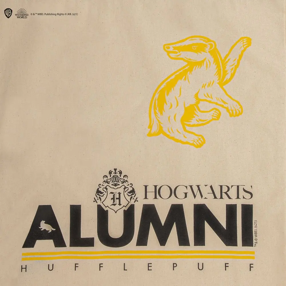 Harry Potter Tote Bag Alumni Hufflepuff - Nakupovalna torba fotografija izdelka