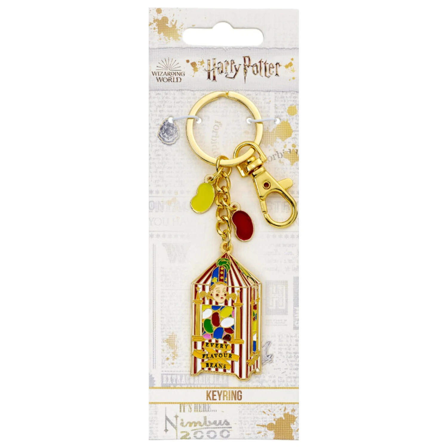 Harry Potter Bertie Botts obesek za ključe fotografija izdelka