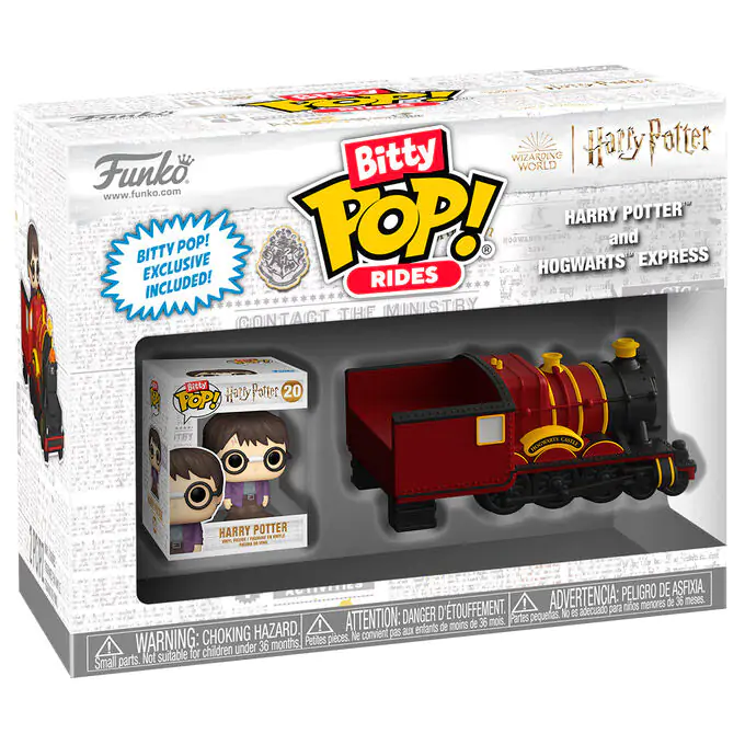 Harry Potter Bitty Funko POP! Rides Vinil Figura Harry Potter s Hogwarts Express 2,5 cm fotografija izdelka