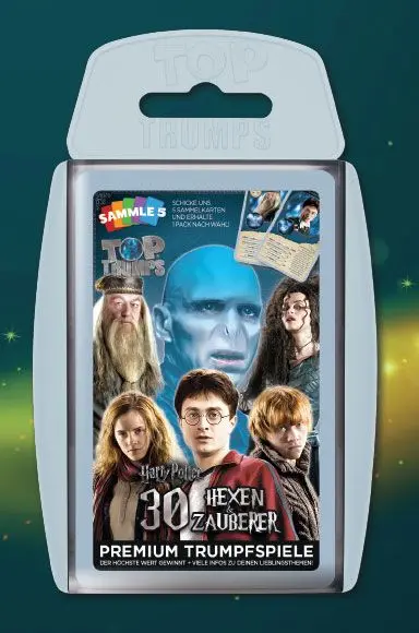 Igra s kartami Harry Potter Top Trumps Največje čarovnice in čarovniki *German Version* fotografija izdelka