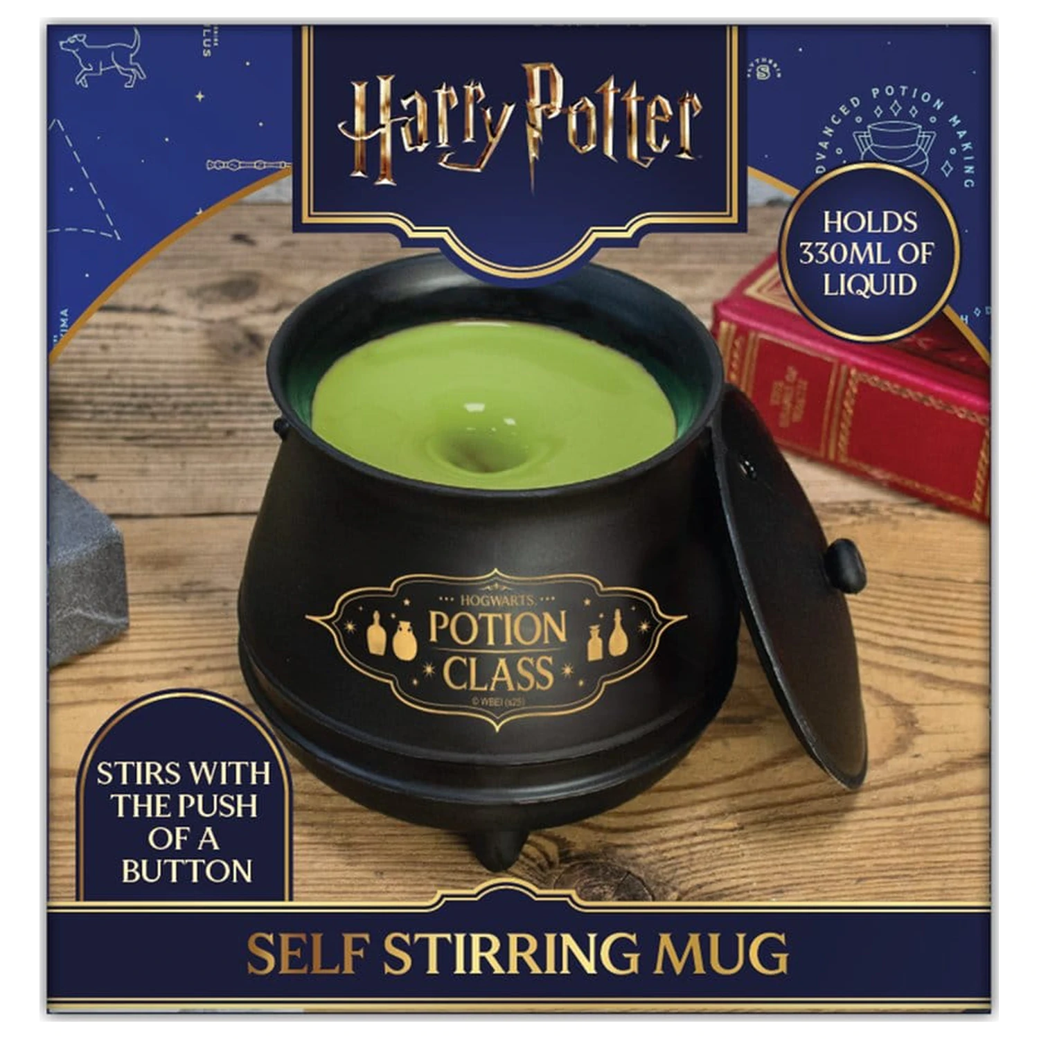 Harry Potter Skodelica samomešalni kotel s pokrovom Magical Locations fotografija izdelka