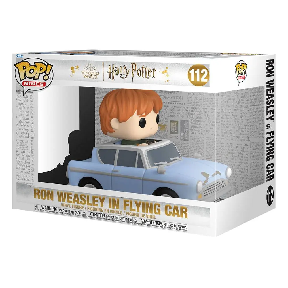 Harry Potter - Chamber of Secrets Anniversary POP! Rides Vinil Figura Ron z Avtomobilom 15 cm fotografija izdelka