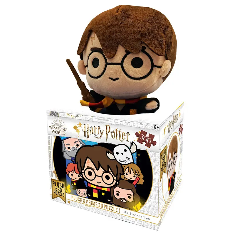Harry Potter Chibi set Prime 3D sestavljanka + Harry plišasta igrača 20 cm fotografija izdelka