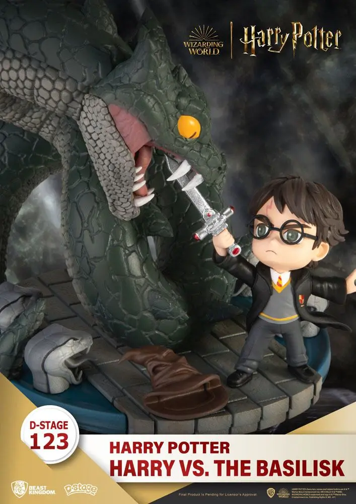 Harry Potter D-Stage PVC Diorama Harry vs. the Basilisk 16 cm fotografija izdelka