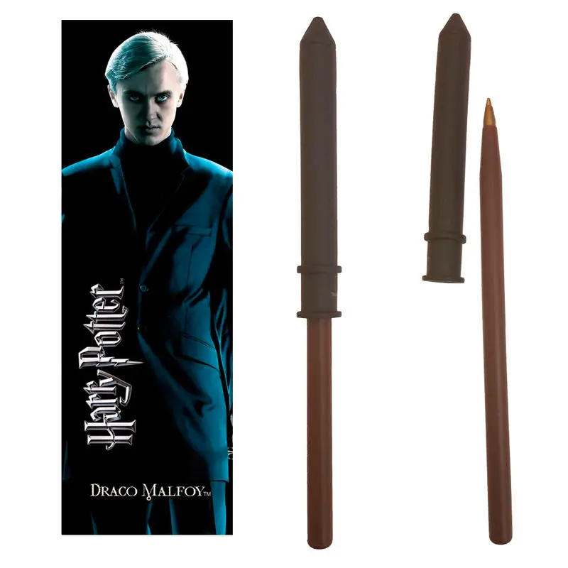 Harry Potter Draco Malfoy wand pisalo in zaznamek fotografija izdelka