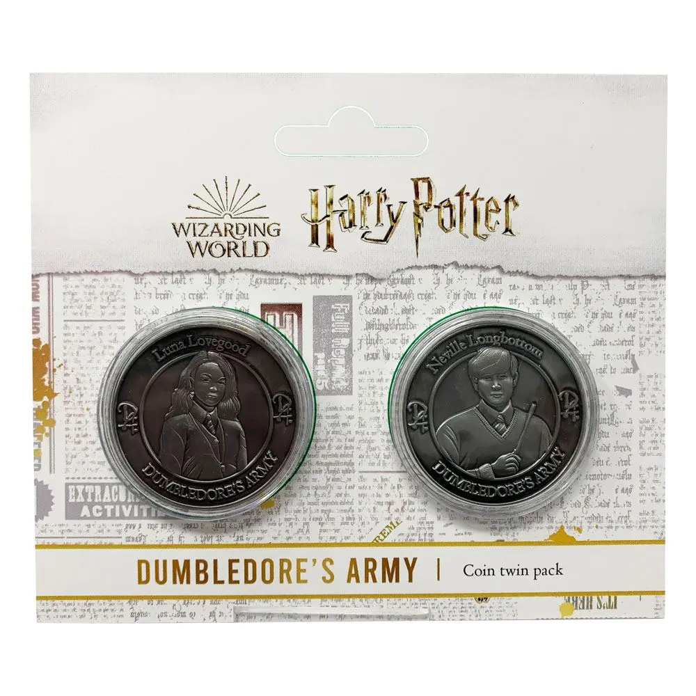 Harry Potter zbirateljski kovanec 2-paket Dumbledore's Army: Neville & Luna Limited Edition fotografija izdelka
