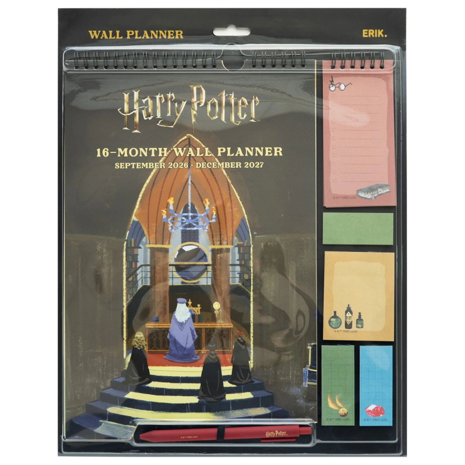 Harry Potter stenski planer 2026/27 30 x 34 cm fotografija izdelka