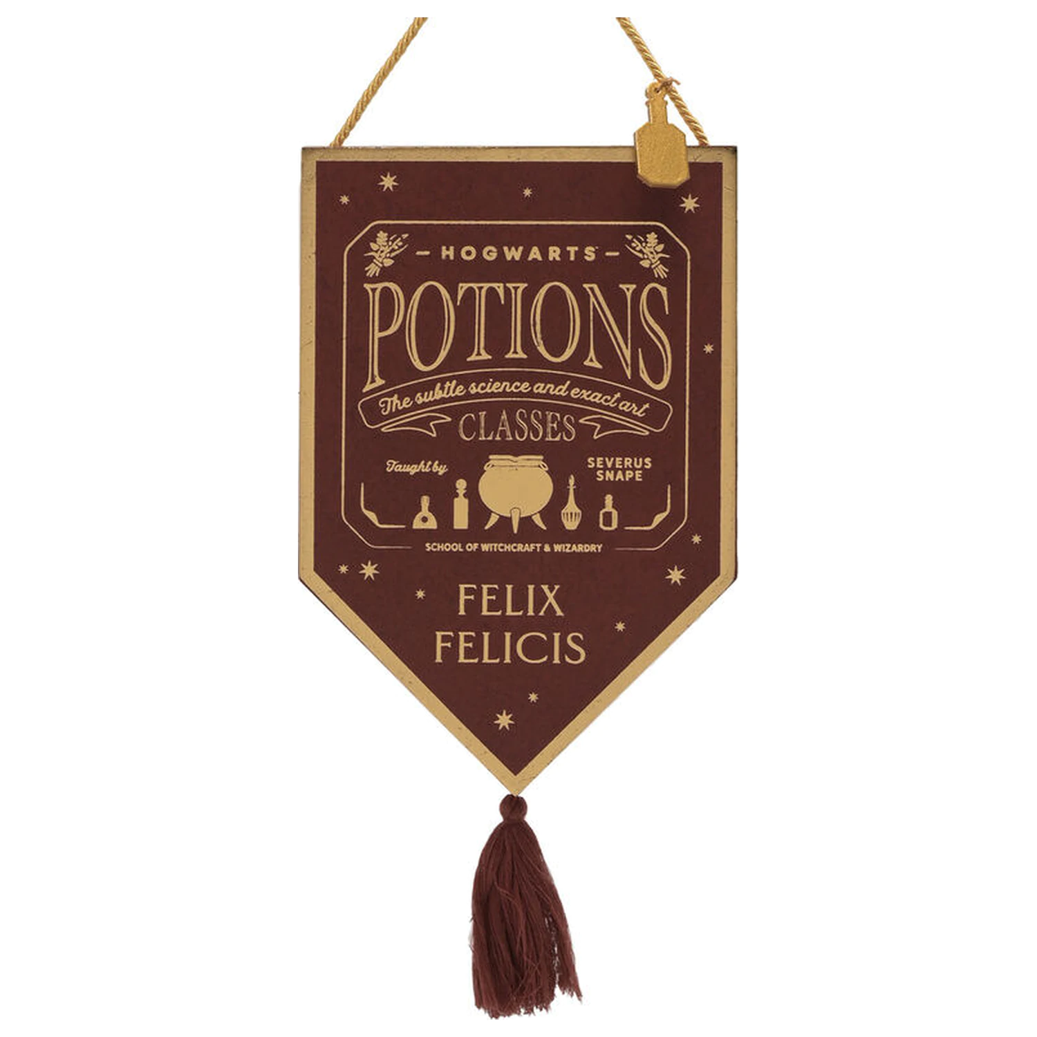 Harry Potter Felix Felicis stenski obesek fotografija izdelka