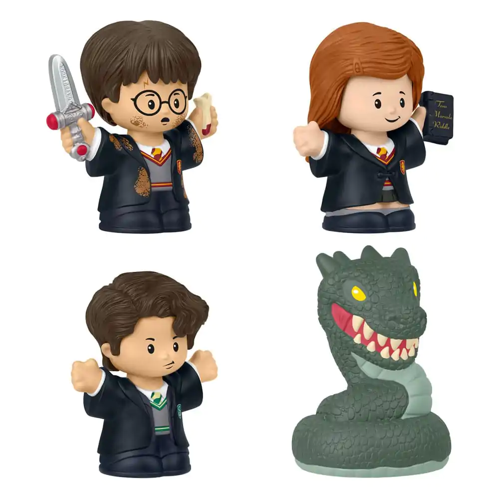 Harry Potter Fisher-Price Little People Collector Mini Figures 4-Pack Chamber of Secrets 6 cm - Komplet 4 mini figuric fotografija izdelka