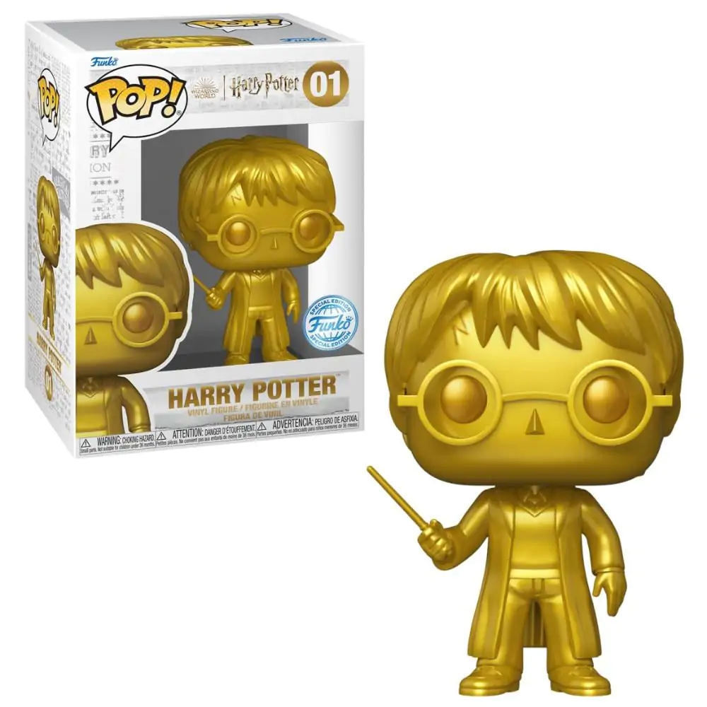 Harry Potter Funko POP! Movies Vinilna Figura Harry Potter Gold Exclusive 9 cm fotografija izdelka