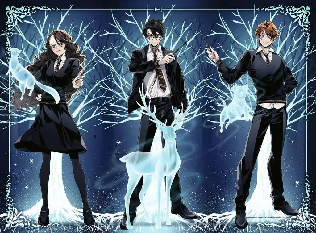 Harry Potter Glow-in-the-Dark sestavljanka Svetleč Patronus (500 kosov) fotografija izdelka