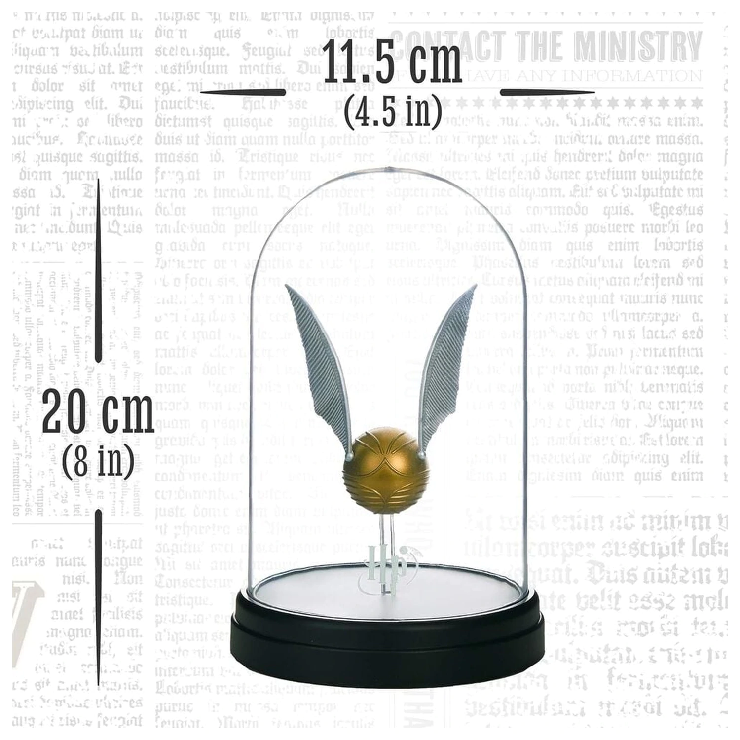 Harry Potter Golden Snitch Lučka fotografija izdelka
