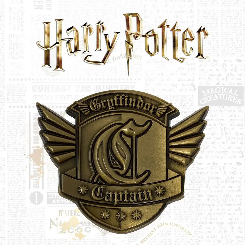 Harry Potter Medallion Gryffindor Captain Limited Edition Medaljon Omejena Izdaja fotografija izdelka