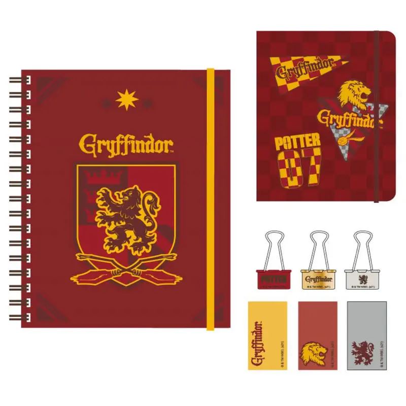 Harry Potter Stationery Set Gryffindor - pisarniški material komplet fotografija izdelka