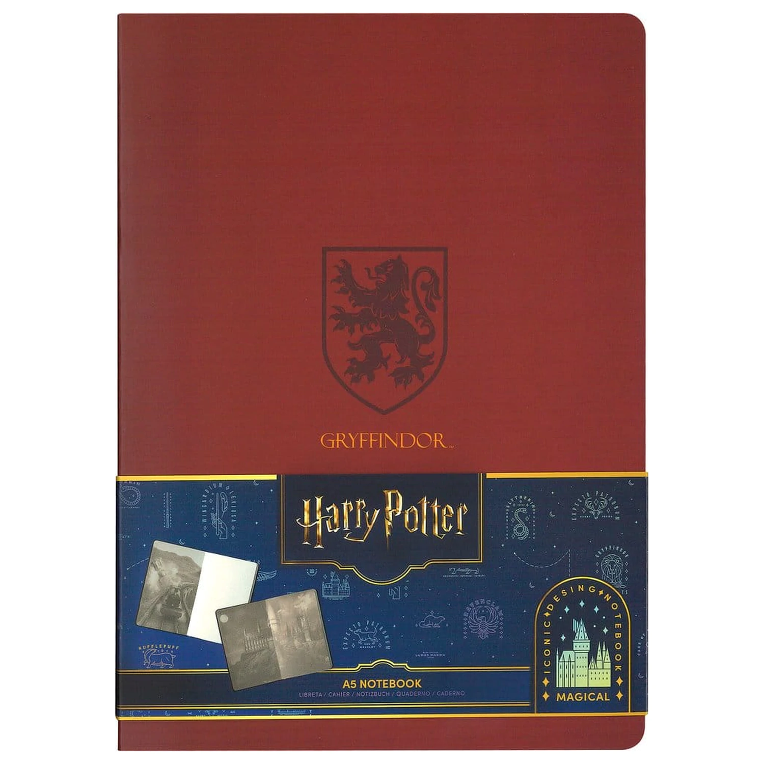 Harry Potter mehke platnice beležnica Gryffindor 21 cm fotografija izdelka