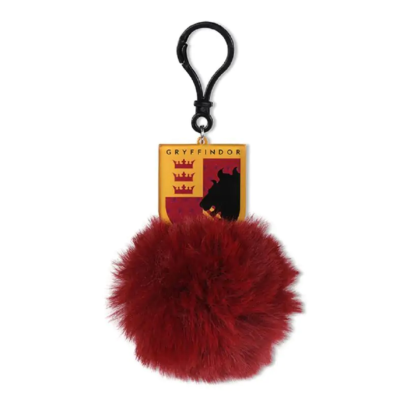 Harry Potter Gryffindor Shield Pompom obesek za ključe fotografija izdelka