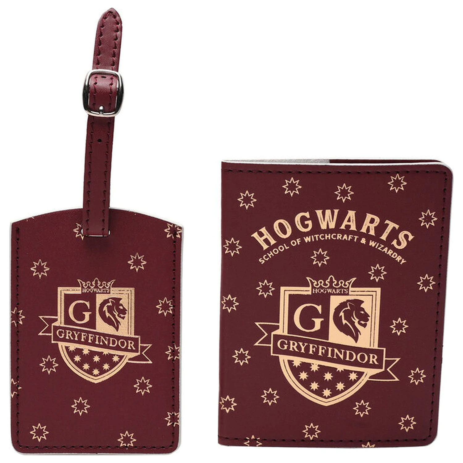 Harry Potter Gryffindor držalo za potni list in obesek za prtljago fotografija izdelka