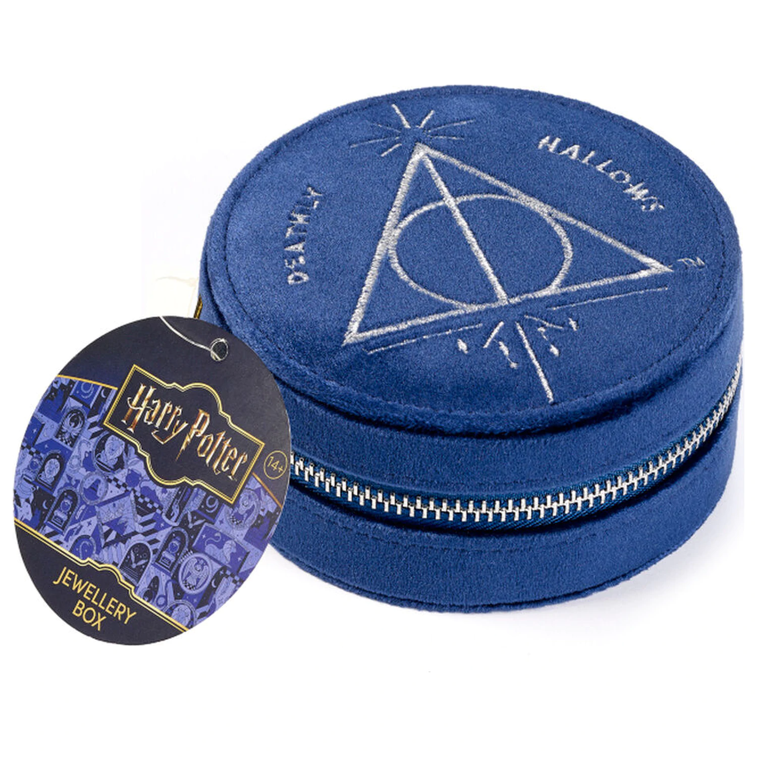 Harry Potter Deathly Hallows žametna škatla za nakit fotografija izdelka
