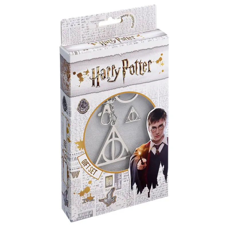 Harry Potter Deathly Hallows komplet obeska za ključe in značke fotografija izdelka