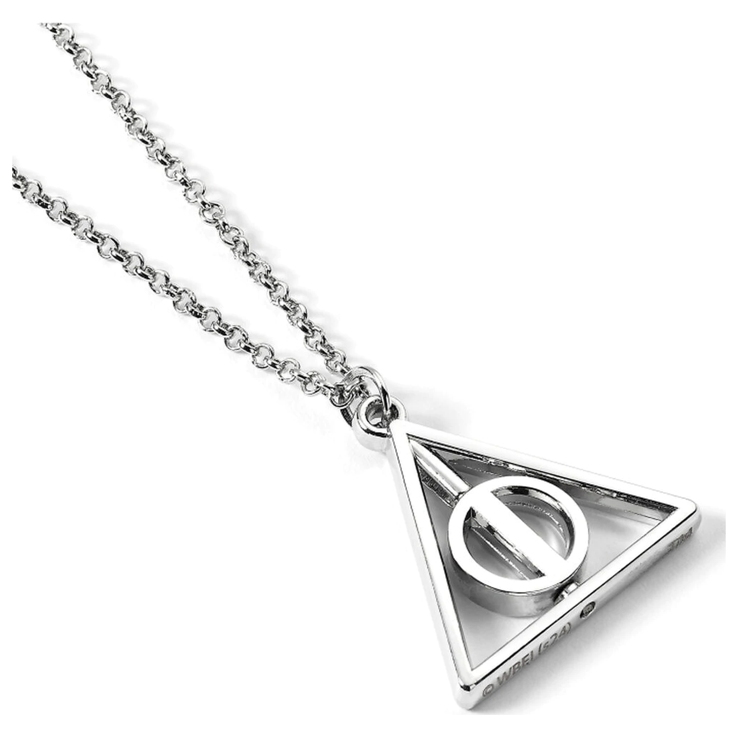 Harry Potter Deathly Hallows vrtljiva ogrlica fotografija izdelka