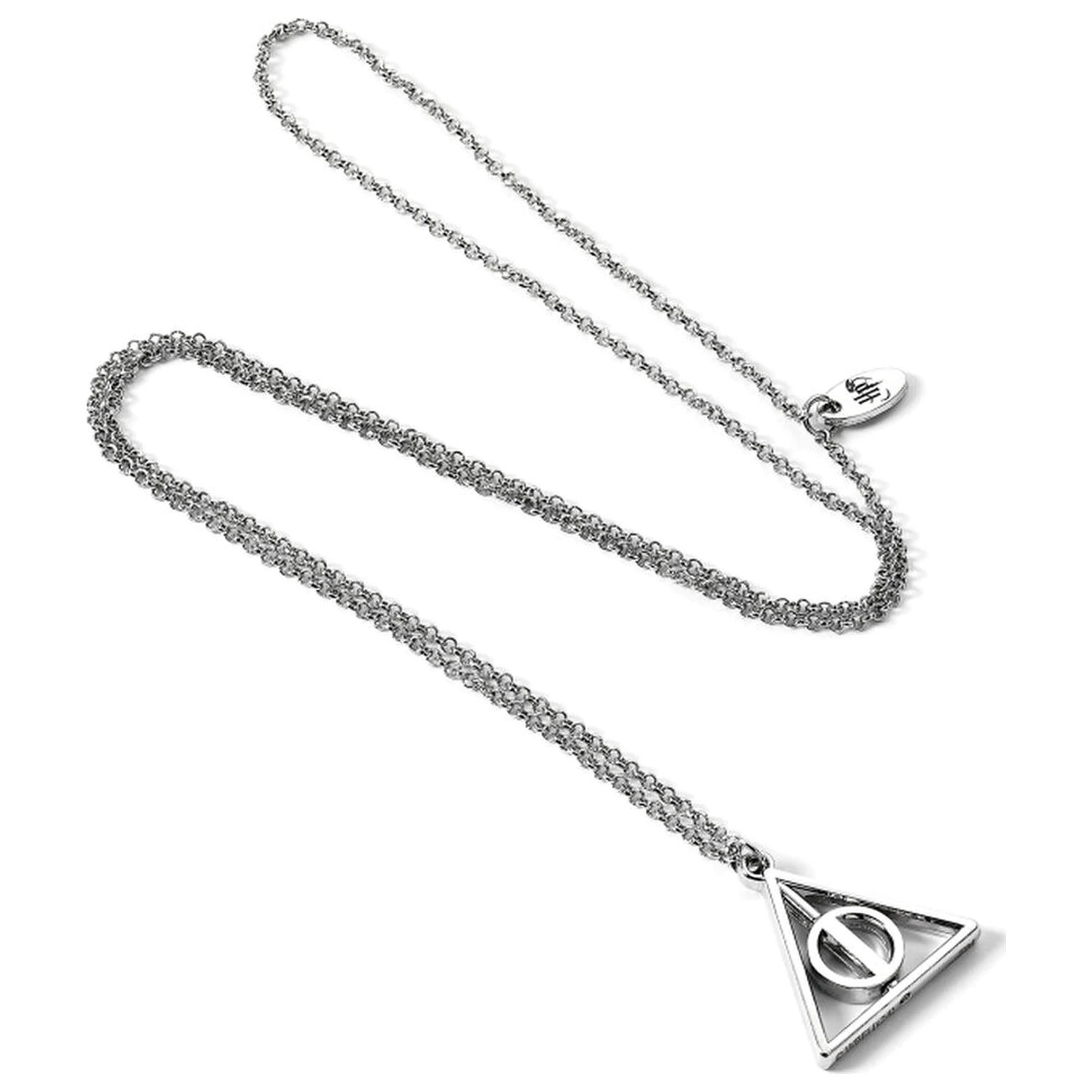 Harry Potter Deathly Hallows vrtljiva ogrlica fotografija izdelka