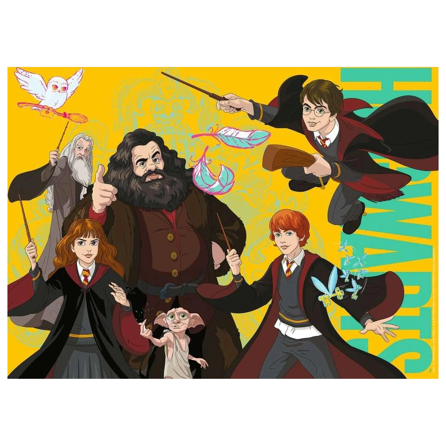 Harry Potter Harry Potter and the Other Wizards XXL Puzzle (100 kosov) fotografija izdelka