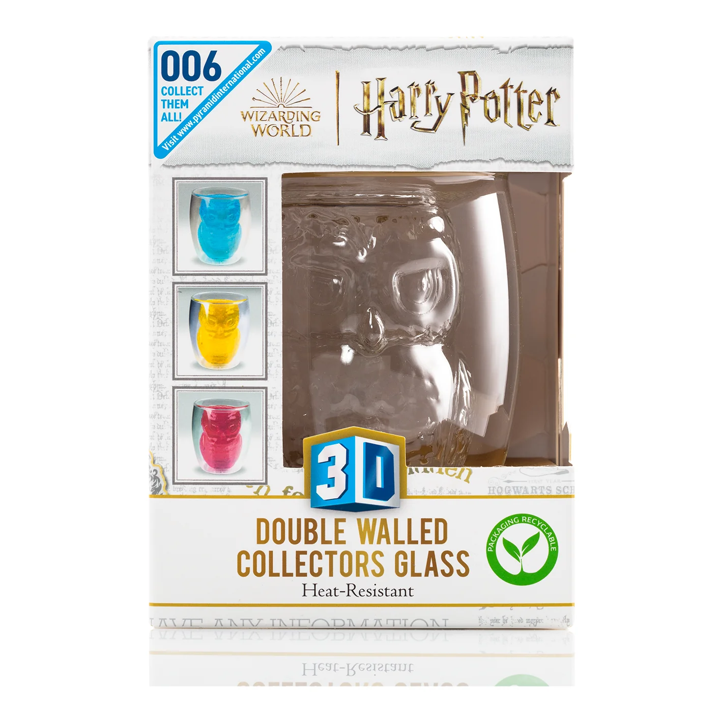 Harry Potter 3D stekleni Hedwig fotografija izdelka