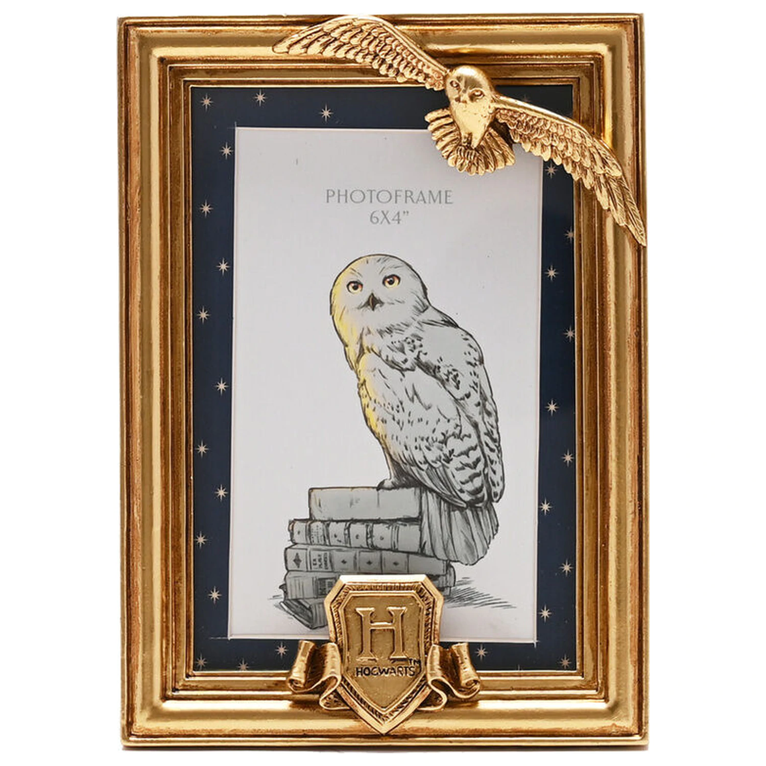 Harry Potter Hedwig zlat foto okvir fotografija izdelka