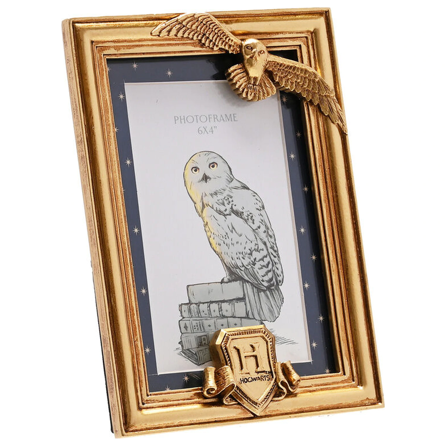 Harry Potter Hedwig zlat foto okvir fotografija izdelka