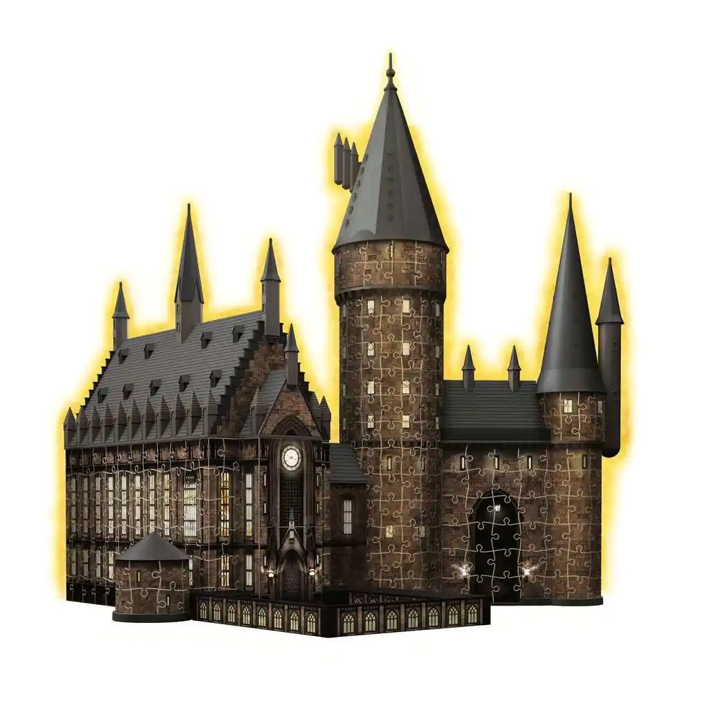 Harry Potter 3D Puzzle Hogwarts Castle: Great Hall - Night Edition (643 kosov) fotografija izdelka