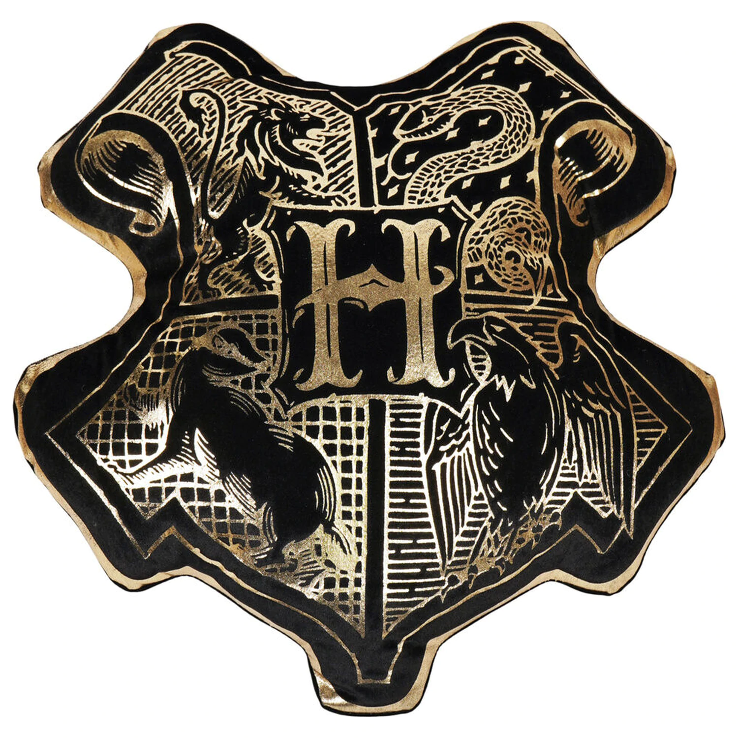 Harry Potter Hogwarts Crest žametna blazina fotografija izdelka