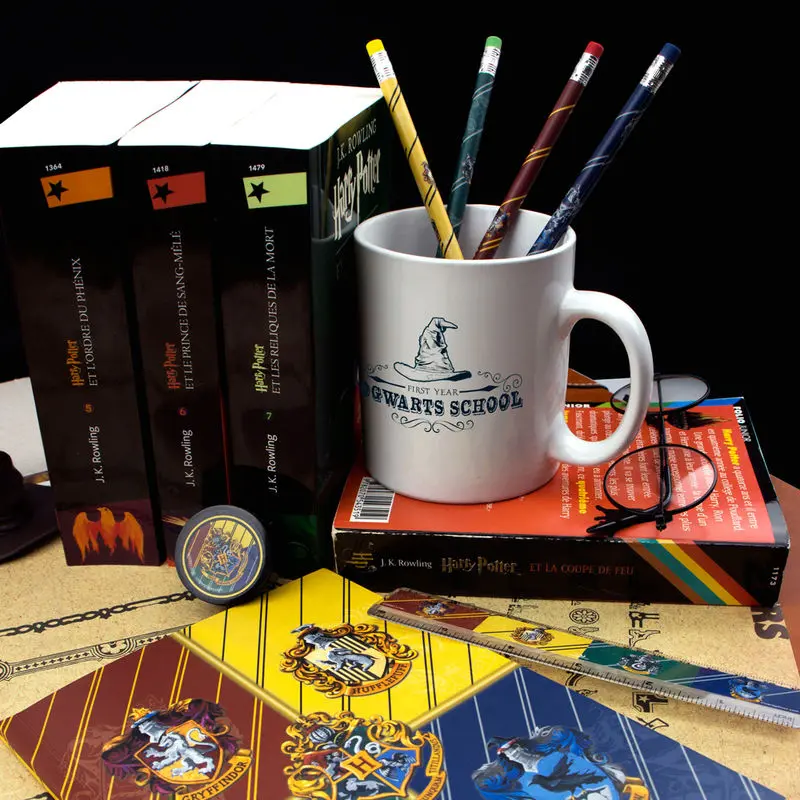 Harry Potter 6-delni komplet pisarniških izdelkov Hogwarts Houses fotografija izdelka