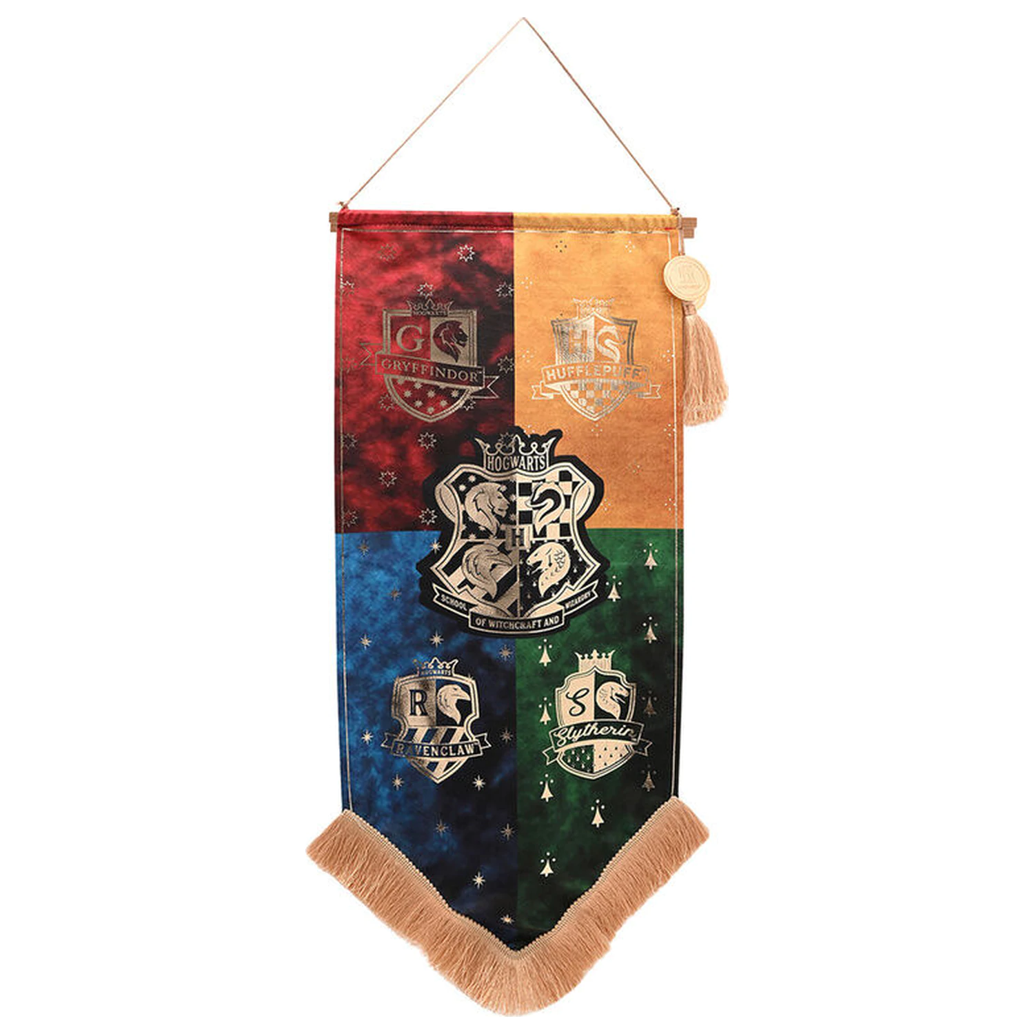 Harry Potter Hogwarts hišni transparent fotografija izdelka