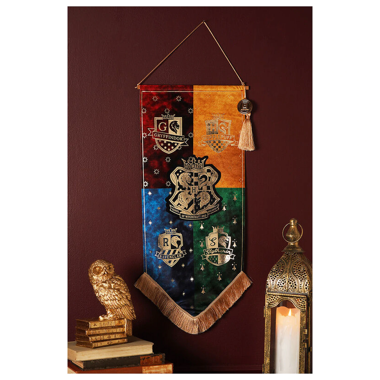 Harry Potter Hogwarts hišni transparent fotografija izdelka