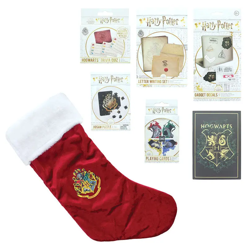 Harry Potter Hogwarts božična nogavica fotografija izdelka