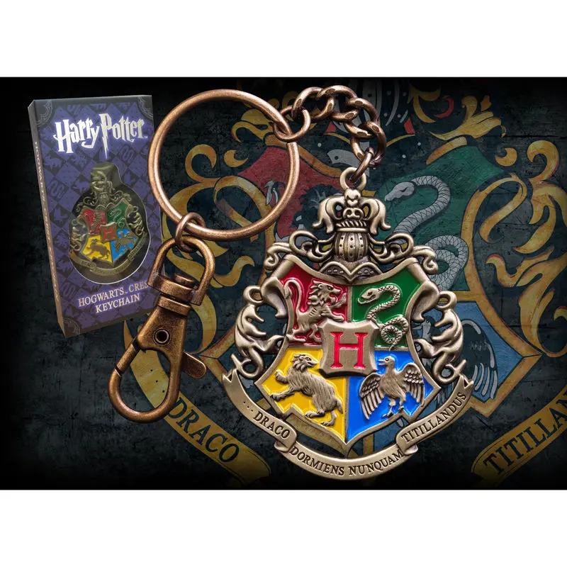 Harry Potter kovinski obesek za ključe Hogwarts 5 cm fotografija izdelka