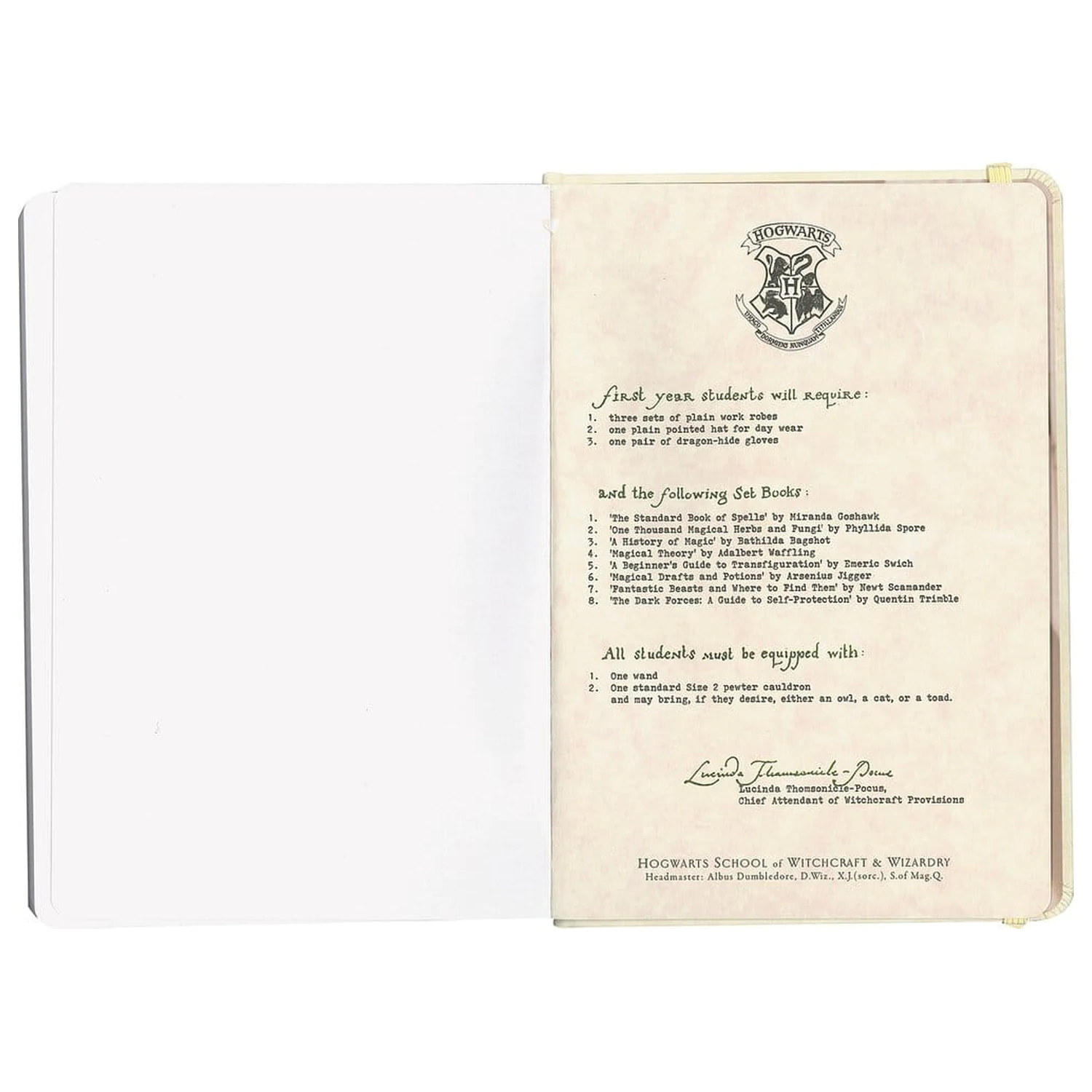 Harry Potter trda vezava Zvezek Hogwarts pismo 21 cm fotografija izdelka