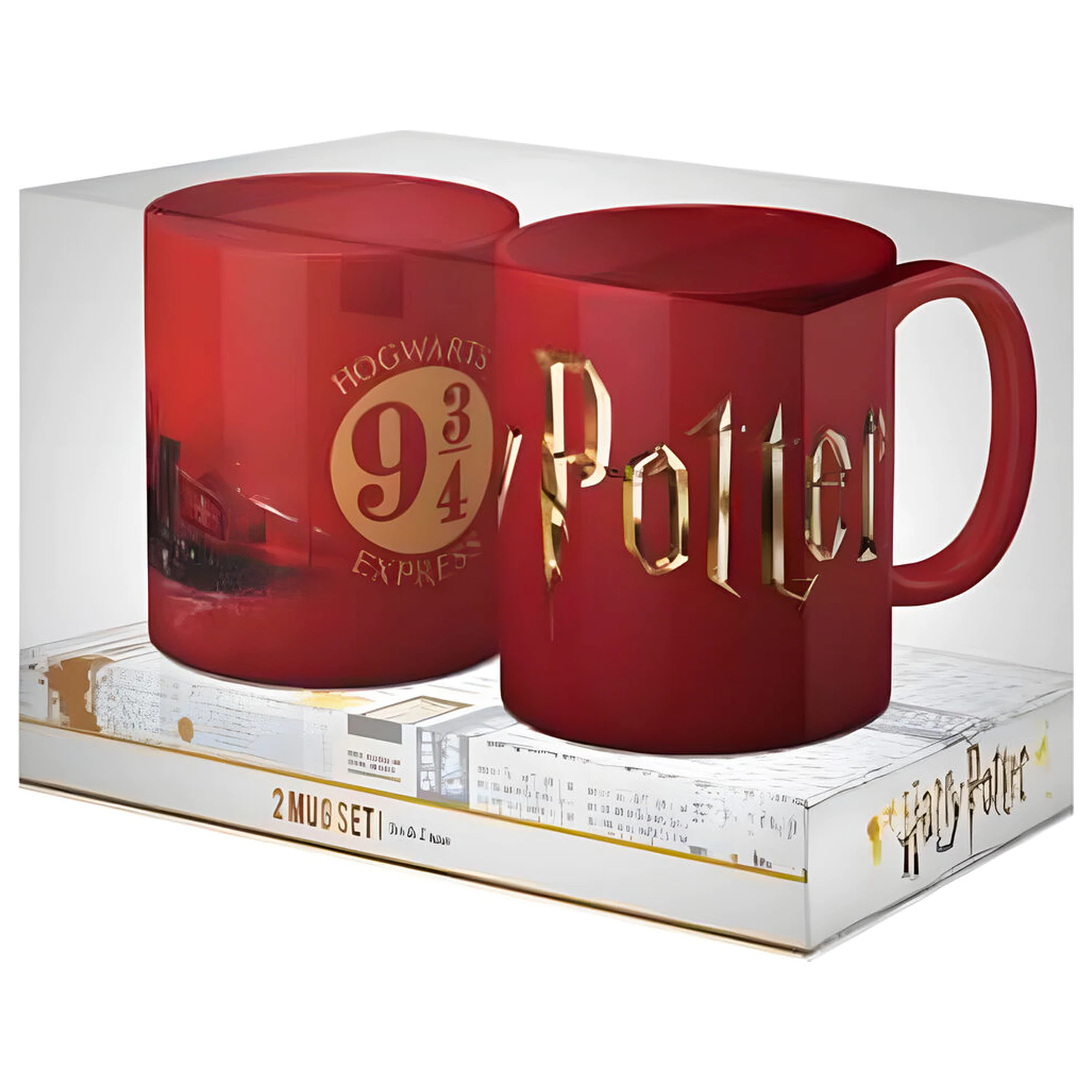 Harry Potter Hogwarts logo set skodelic fotografija izdelka