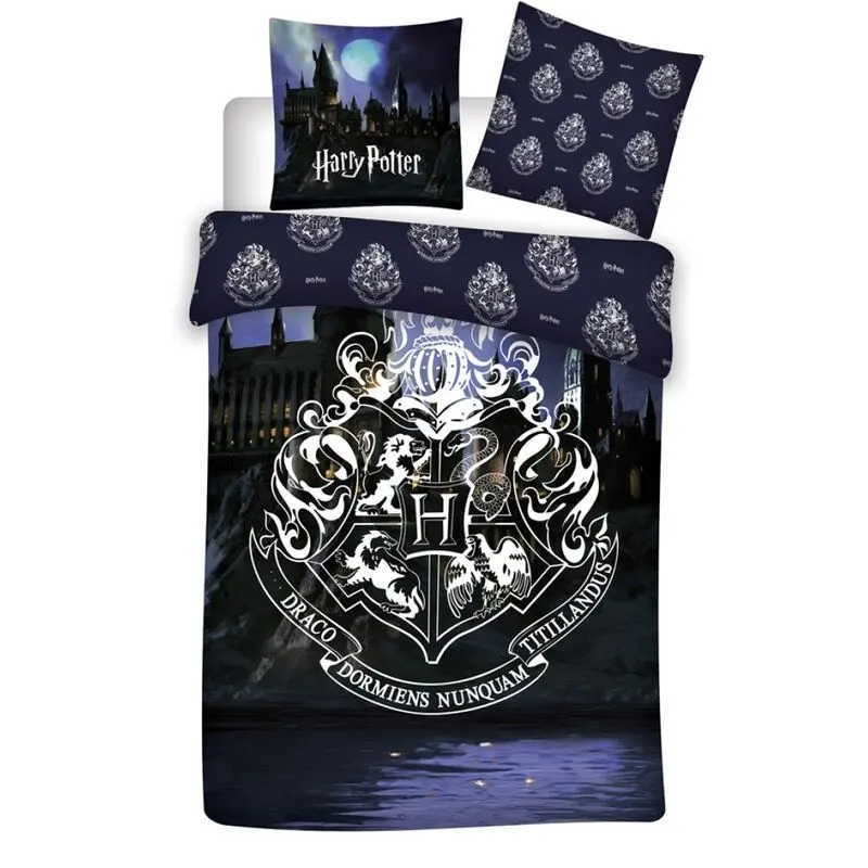 Harry Potter Hogwarts microfibre prevleka za odejo za posteljo 90cm fotografija izdelka