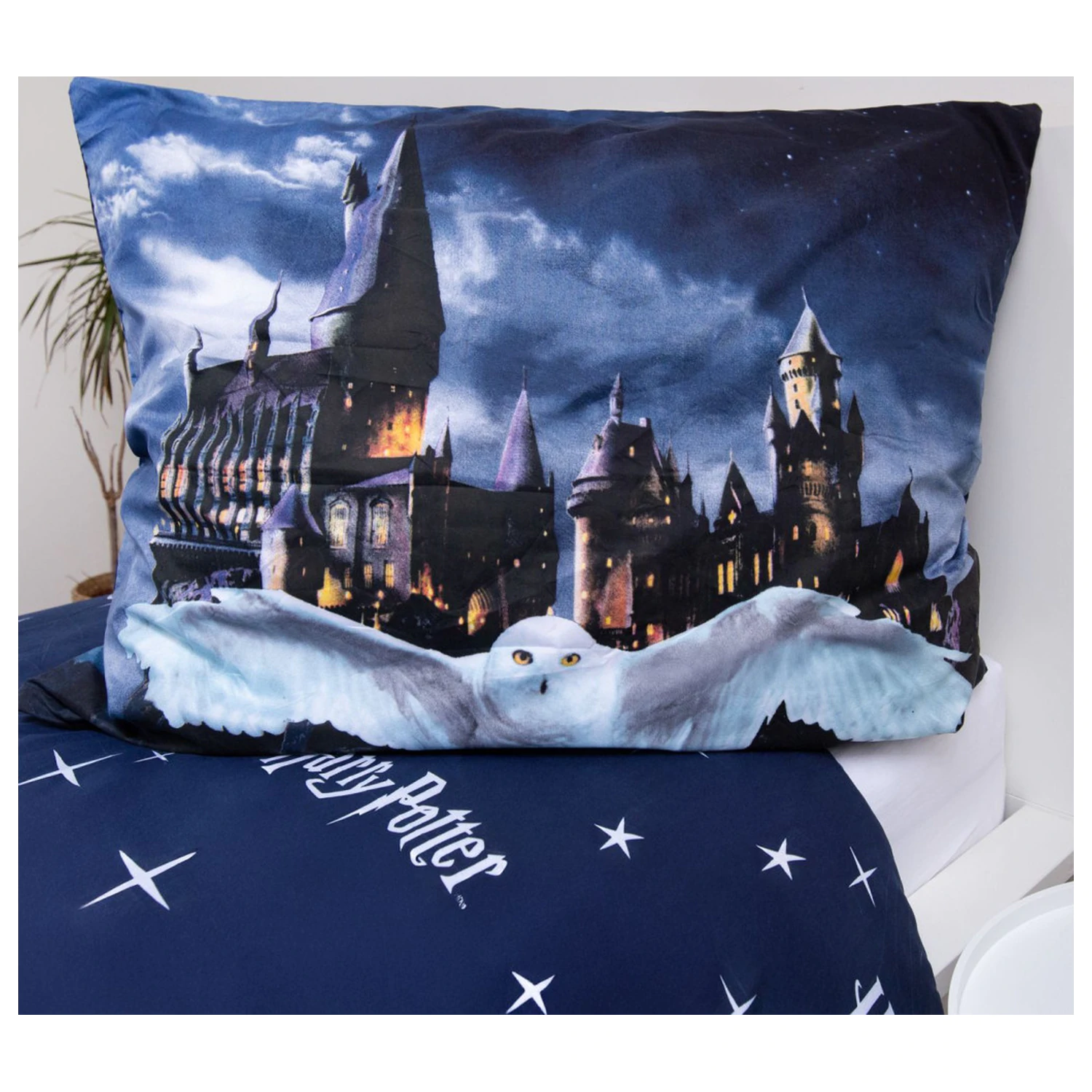 Harry Potter Hogwarts Night Mikrofibra prevleka za odejo fotografija izdelka