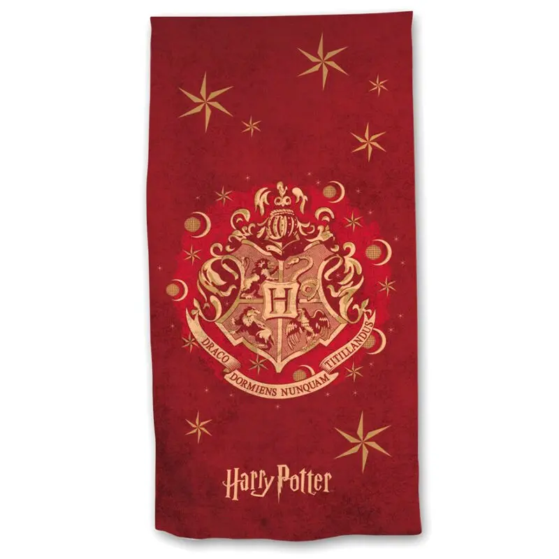 Harry Potter Hogwarts bombažna brisača za plažo fotografija izdelka