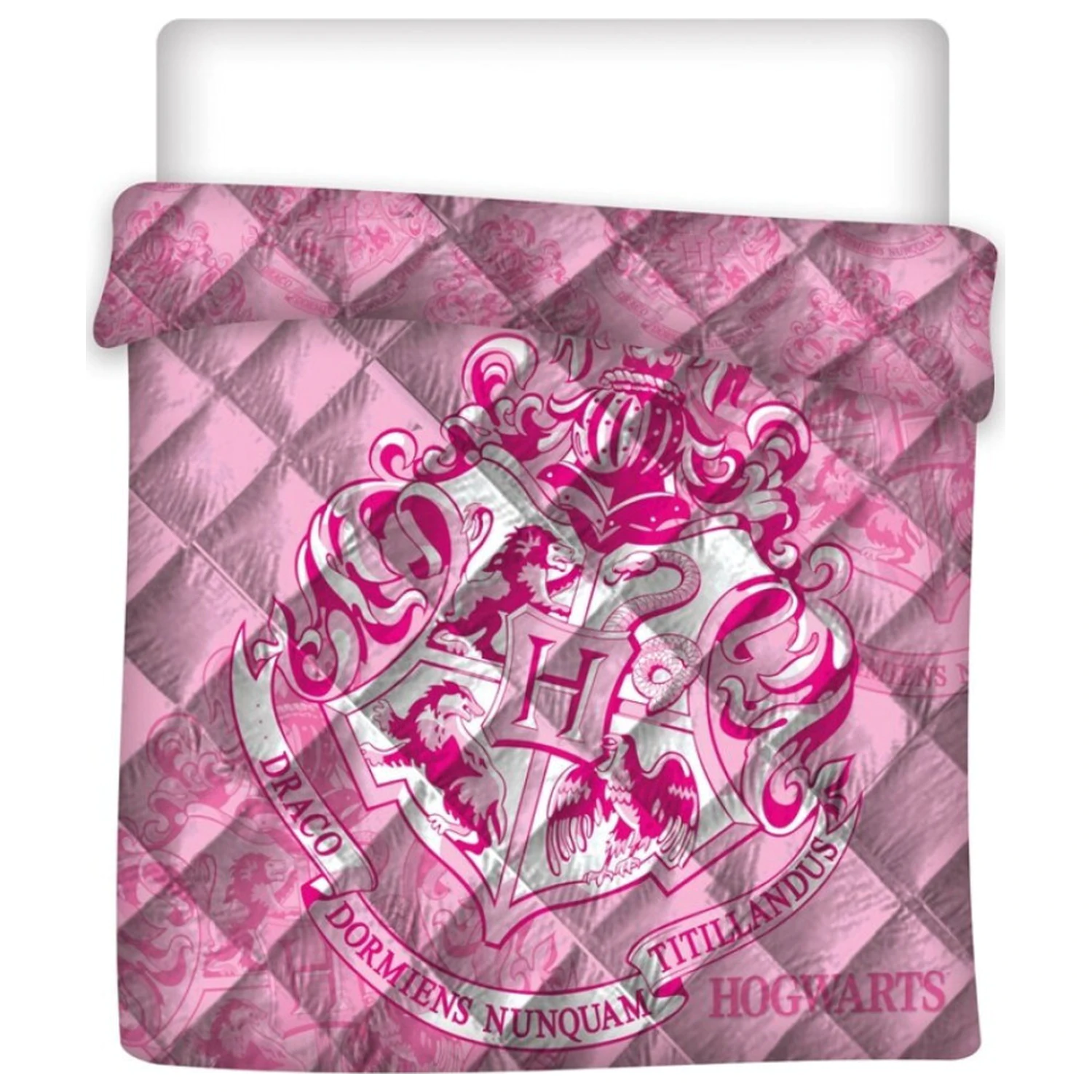 Harry Potter Hogwarts Pink prešito Pregrinjalo fotografija izdelka